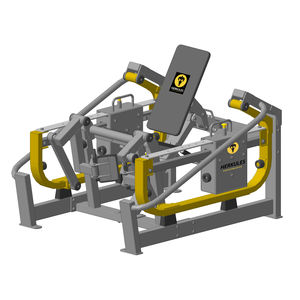 leg extension weight training machine