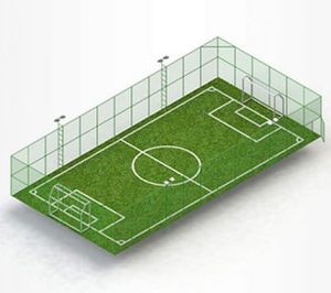 public space soccer field