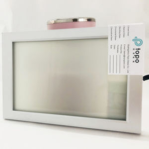transparent glass panel