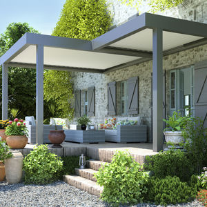 wall-mounted pergola