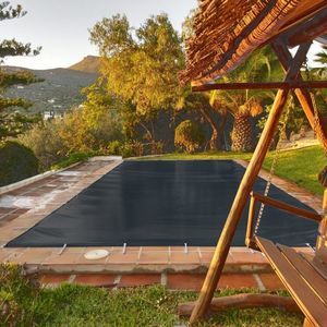 grommeted swimming pool cover