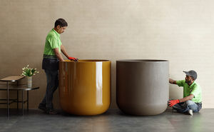 glass-reinforced plastic planter