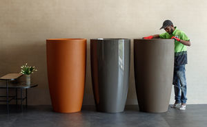 glass-reinforced plastic planter