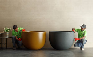glass-reinforced plastic planter