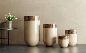 glass-reinforced plastic plant pot