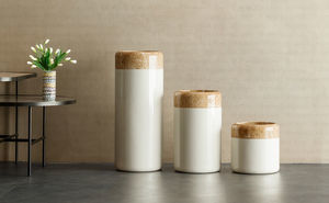 glass-reinforced plastic planter