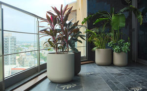 glass-reinforced plastic planter