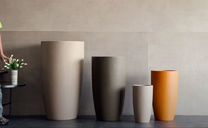glass-reinforced plastic plant pot