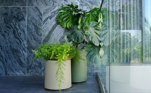 glass-reinforced plastic planter