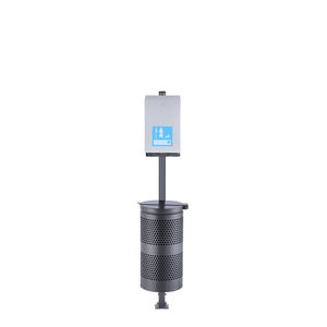 floor-mounted dog waste bag dispenser