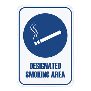 wall-mounted signage plate