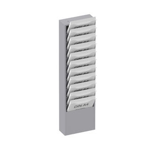 wall-mounted brochures rack