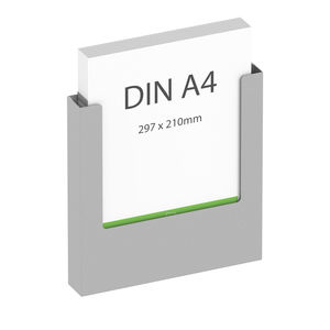 wall-mounted brochures rack