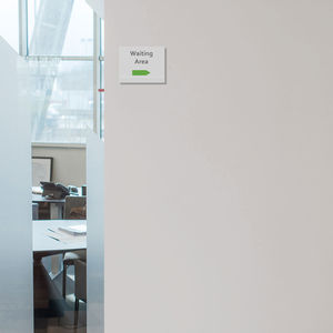 orientation signage plate