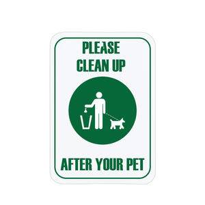 wall-mounted signage plate