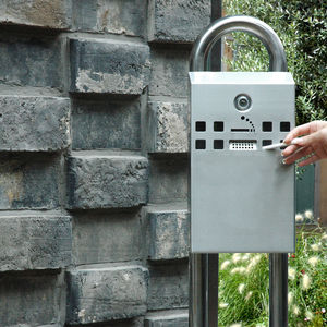 galvanised steel cigarettes bin 1