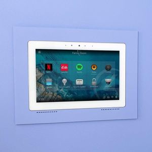 wall-mounted touchscreen holder