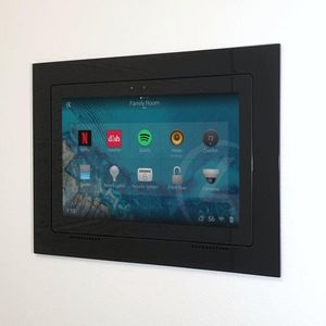 wall-mounted touchscreen holder