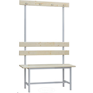 contemporary locker room bench 1