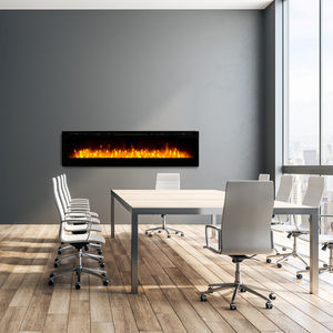 closed electric hearth