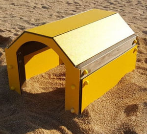 dog park course agility tunnel