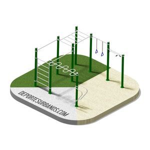 commercial fitness playground