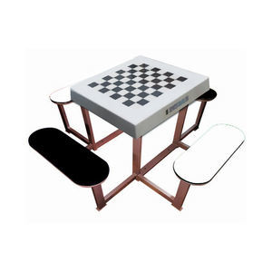 outdoor chess table