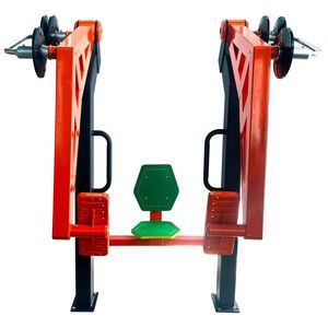 leg extension weight training machine