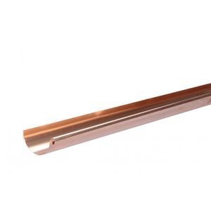 copper roof gutter