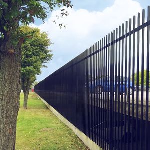fence with bars