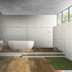 printed stretch ceiling / concrete effect