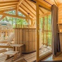 wood Nordic hot tub