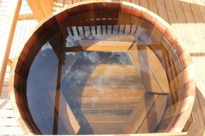 wood Nordic hot tub