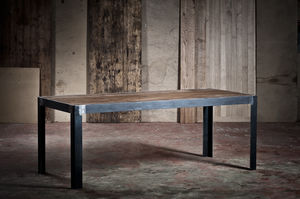 industrial style dining table