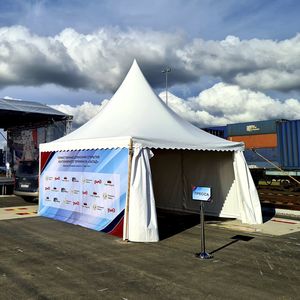 square marquee tent