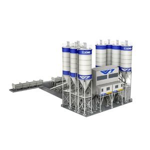 fixed concrete batching plant