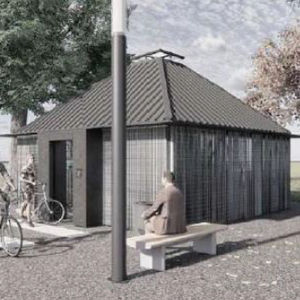 steel cycle shelter