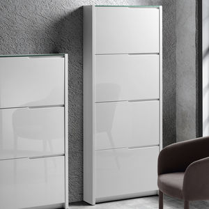 contemporary shoe rack