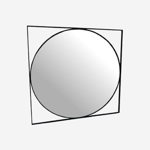 wall-mounted mirror