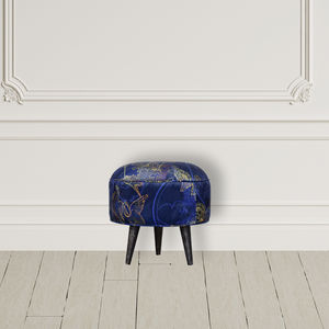 velvet pouf