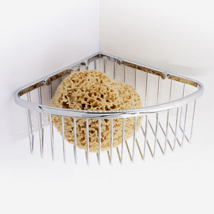 angled shower basket