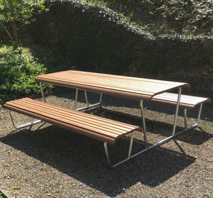 contemporary picnic table