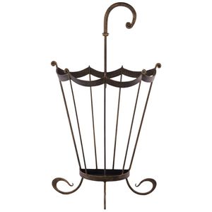 wrought steel umbrella stand