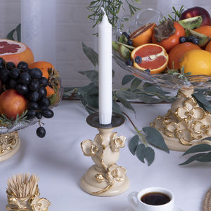 marble candle holder