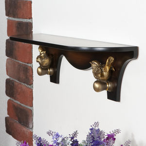 wall-mounted shelves