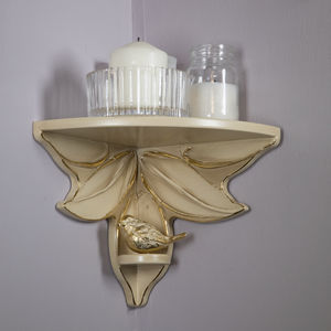 wall-mounted shelves