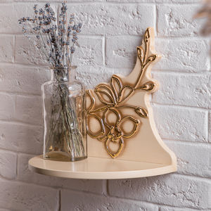 wall-mounted shelves