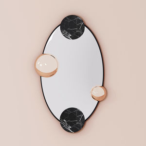 wall-mounted mirror