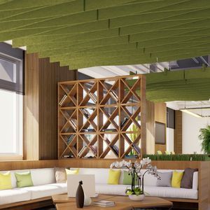 PET acoustic baffle