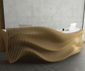 Wooden reception desk - Wolk - MyWoodream